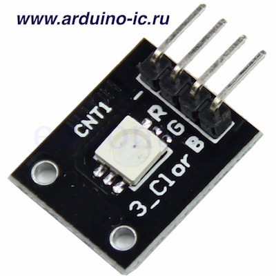 Модуль светодиода RGB-SMD 3-цветный KY-009